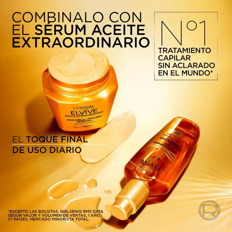 L'Oréal Paris Elvive Máscara Nutritiva Óleo Extraordinário, 310 ml