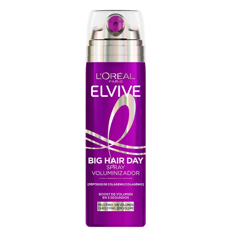 L'Oréal Paris Elvive Dia do Cabelo Grande Spray de Volume Refrescante, 200 ml