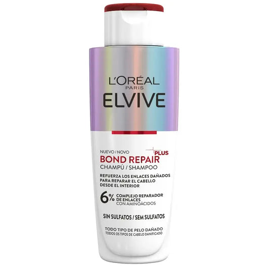 L'Oréal Paris Elvive Bond Repair Plus Champô Fortificante, 200 ml