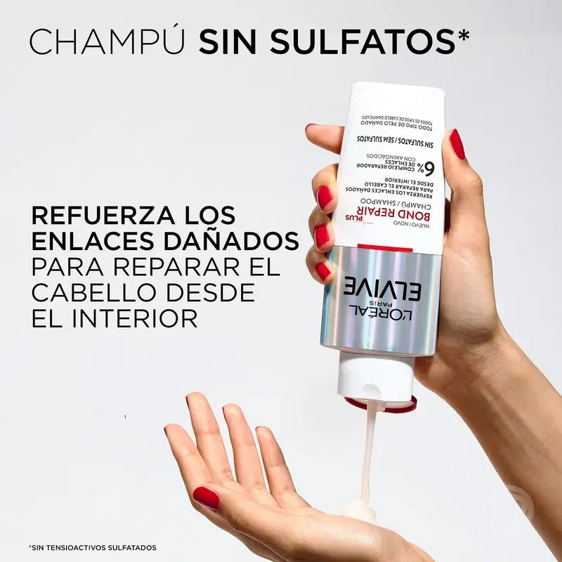 L'Oréal Paris Elvive Bond Repair Plus Champô Fortificante, 200 ml