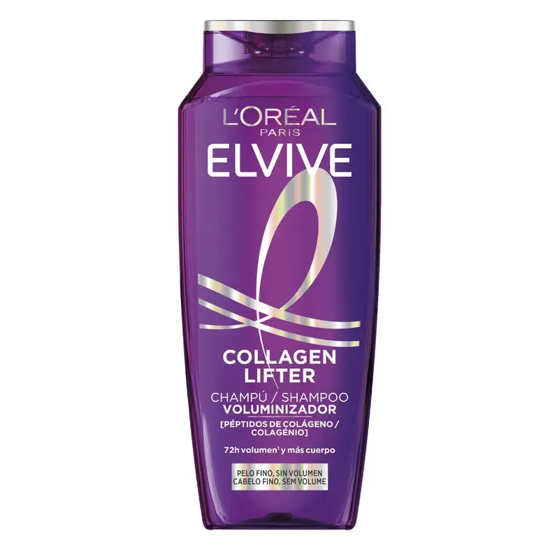 L'Oréal Paris Elvive Champô Volumizador com Péptidos de Colagénio, 400 ml