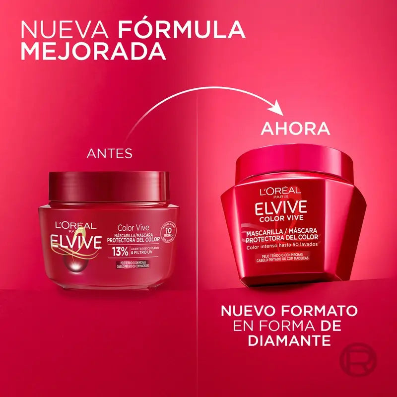 L'Oréal Paris Elvive Color Vive Máscara de Fixação da Cor, 310 ml