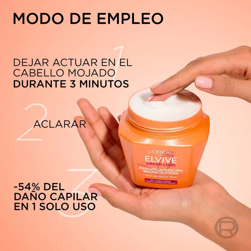 L'Oréal Paris Elvive Dream Long Máscara Reconstrutora, 310 ml