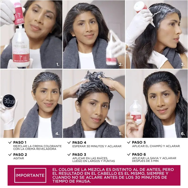 L'Oréal Paris Excellence Creme Permanent Hair Color - Tom 8 Louro Claro