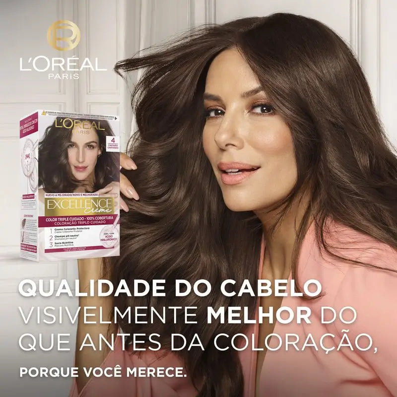 L'Oréal Paris Excellence Creme Permanent Hair Color - Tom 8 Louro Claro
