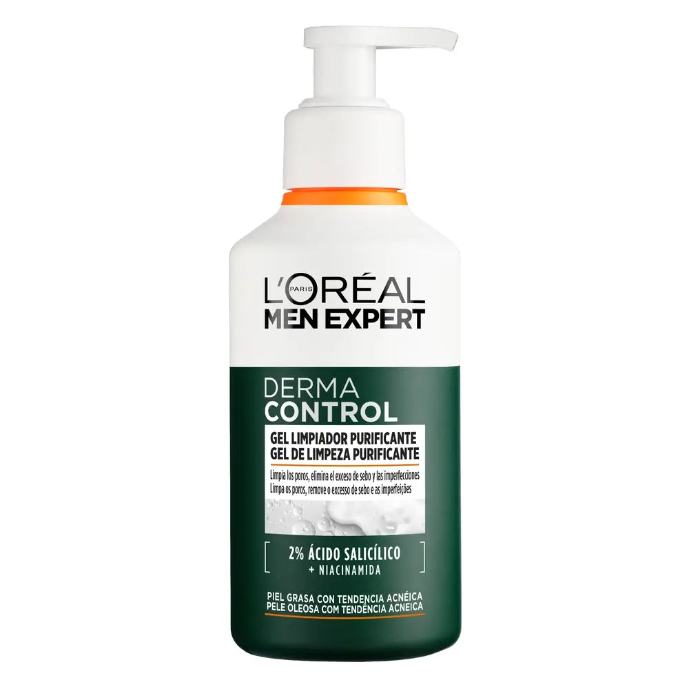 L'Oreal Paris Men Expert Derma Control Gel de Limpeza , 260 ml