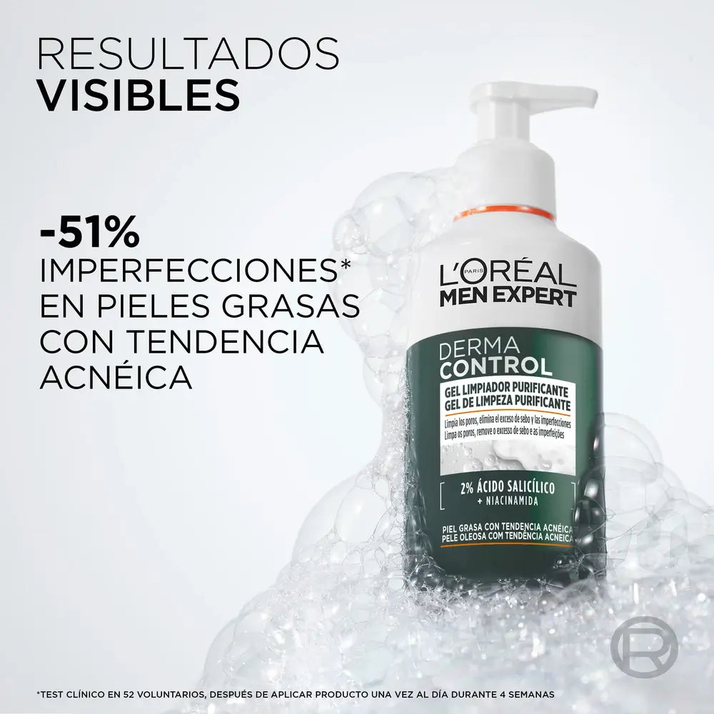 L'Oreal Paris Men Expert Derma Control Gel de Limpeza , 260 ml