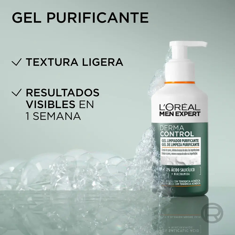 L'Oreal Paris Men Expert Derma Control Gel de Limpeza , 260 ml
