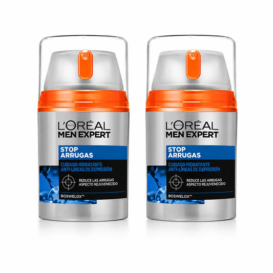 L'Oréal Paris Men Expert Stop-Wrinkle Cuidado Hidratante Anti-Expressão das Linhas para Homens 50 Ml , embalagem 2