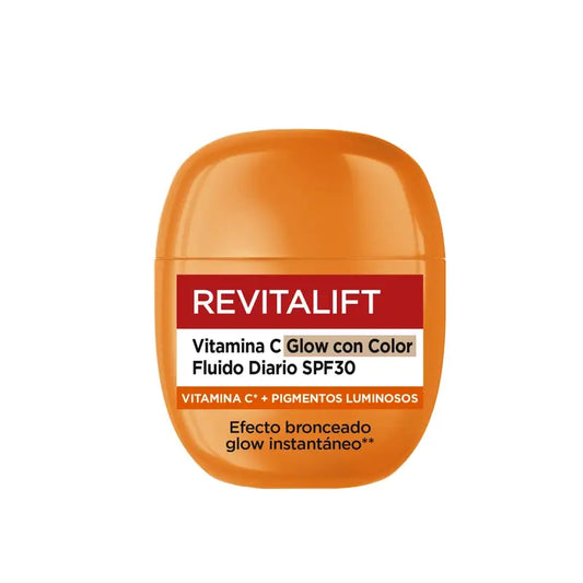 L'Oréal Paris Revitalift Clinical, Vitamina C Brilho com Cor Fluido Diário Spf30, 40Ml