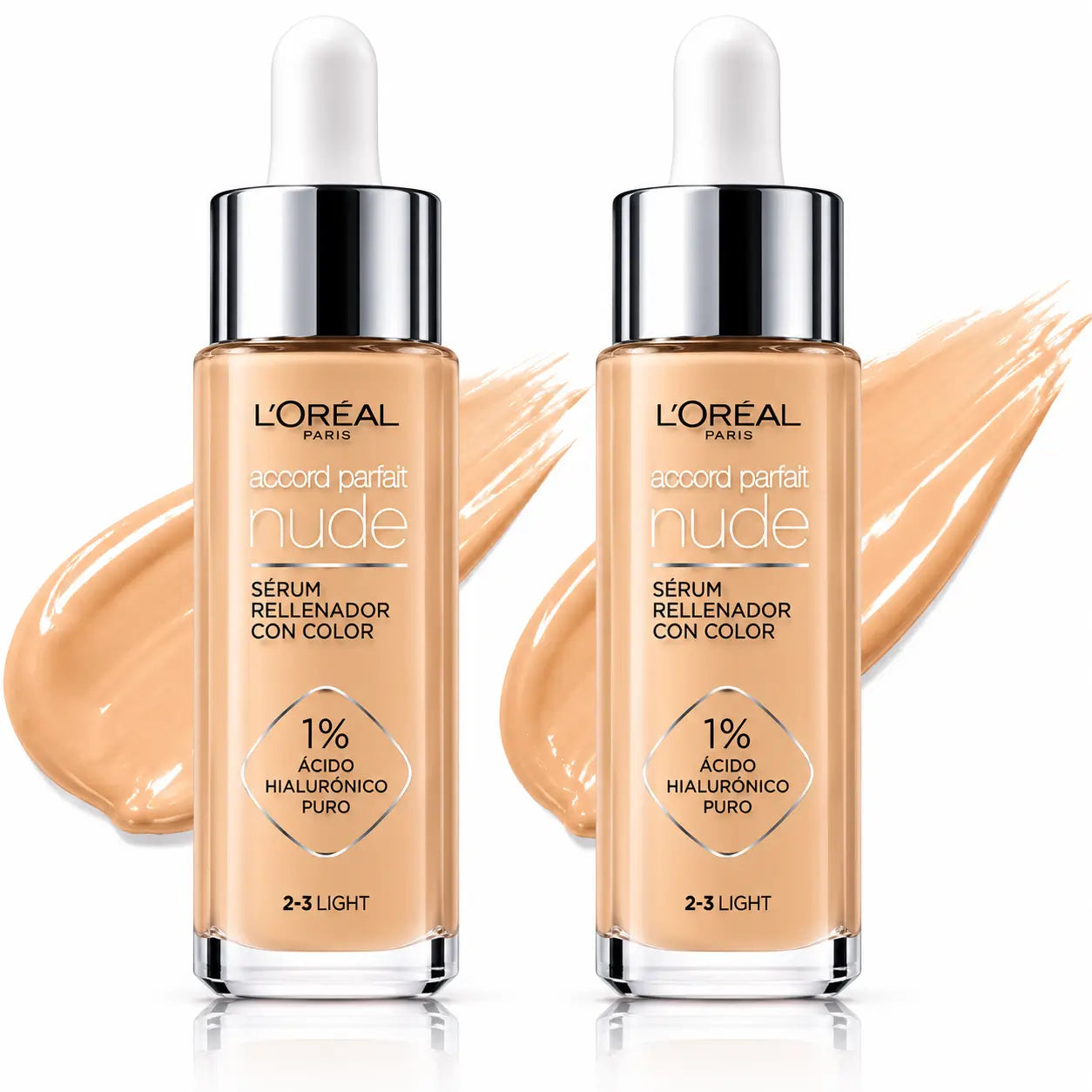 L'Oréal Paris Colour Serum Accord Parfait Tonalidade 2-3 Clara , embalagem 2