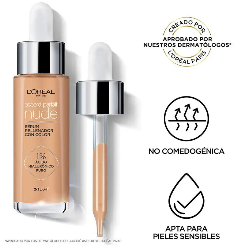 L'Oréal Paris Colour Serum Accord Parfait Tom 3-4 Ligeiro-Médio