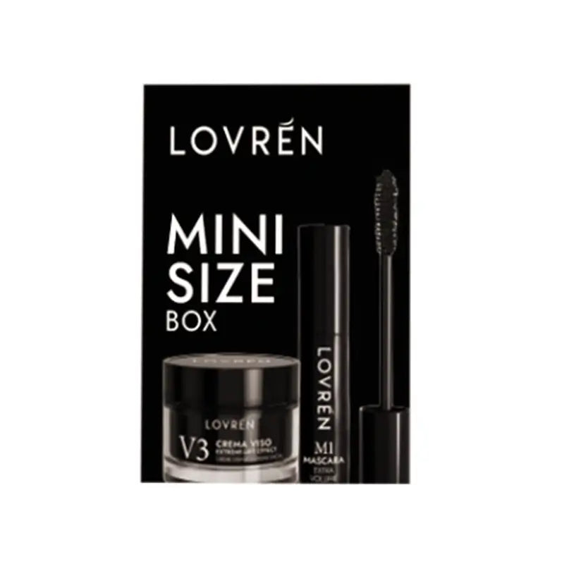 Caixa Lovrén Mini-Size Black (M1 Mini Mascara + V3 Mini Creme de Rosto)
