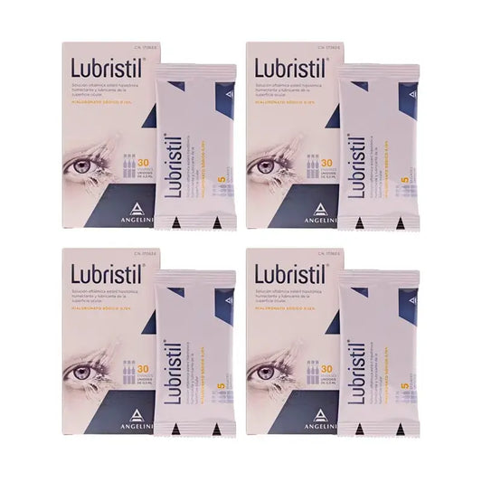 Lubristil Hialuronato Olho Seco 4 X 30 Doses Únicas