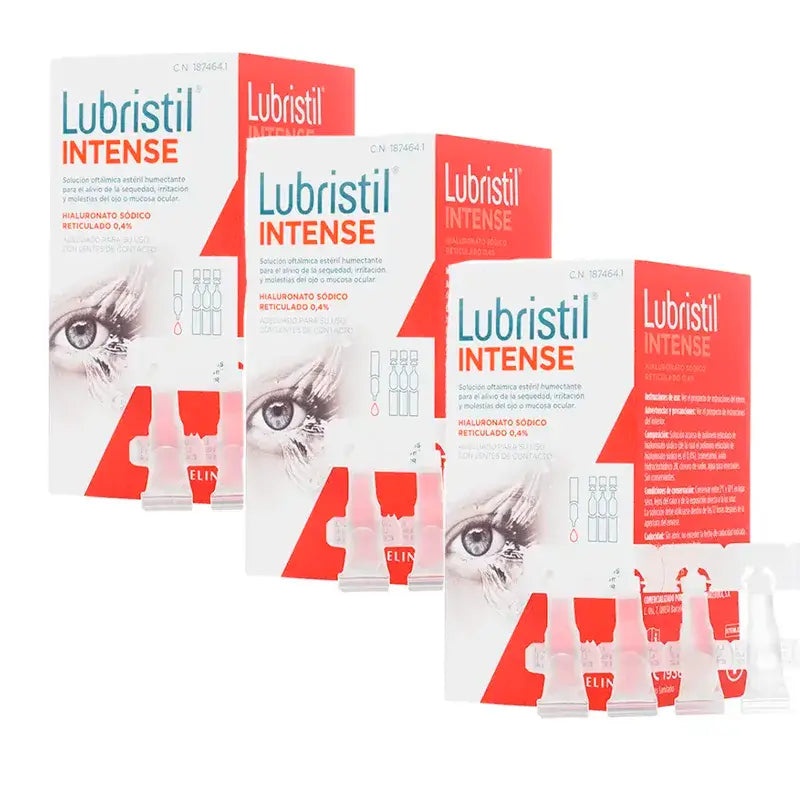 Lubristil Intense, embalagem 3 x 30 espirros