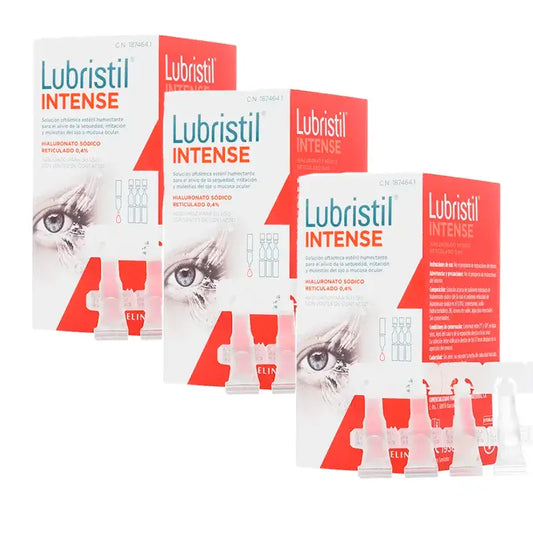 Lubristil Intense, embalagem 3 x 30 espirros