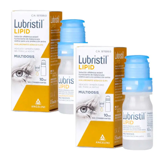 Lubristil Lipid, embalagem 2 x 10 ml