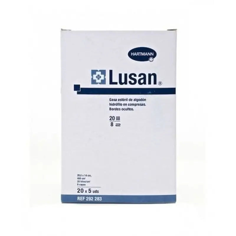 Lusan Sterile Compress 100 unidades 20X7 cm