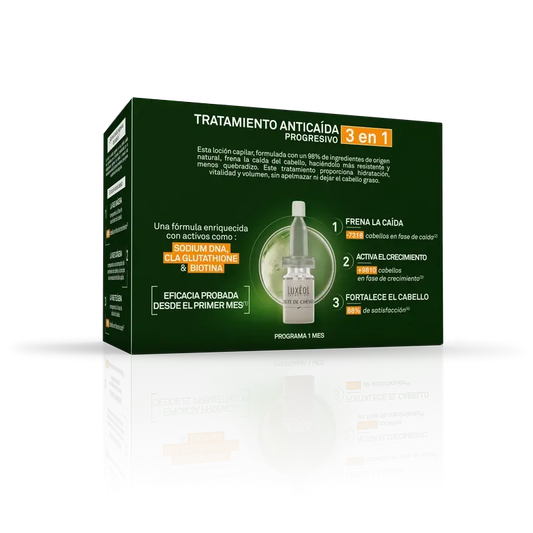 Luxeol Progressive Anti-Adhesion Treatment 3 em 1, 14 frascos X 6 ml