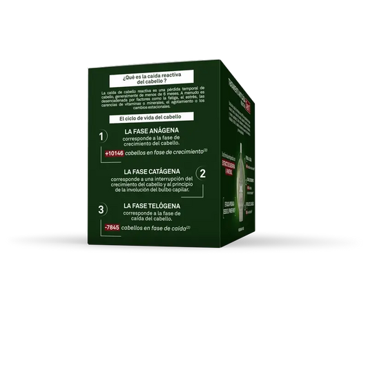 Luxeol 3 em 1 Tratamento Reacional Anti-Queda de Cabelo, 14 Frascos X 7 Ml