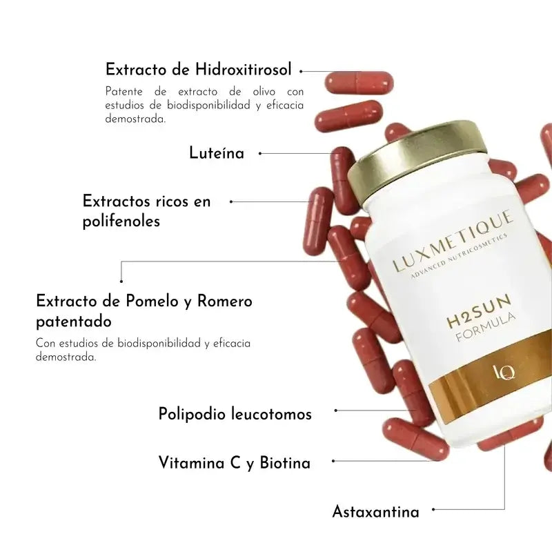 LUXMETIQUE FÓRMULA H2SOL 30 CÁPSULAS