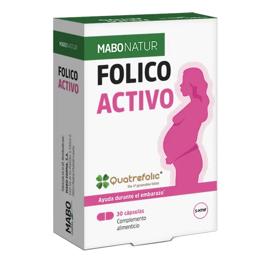 Mabonatur Folic Active, 30 cápsulas