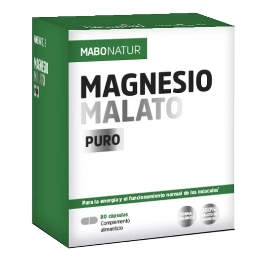 Mabonatur Pure Magnesium Malate, 80 cápsulas