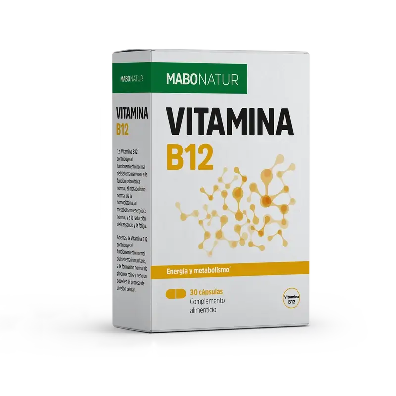Mabonatur Vitamina B12, 30 cápsulas