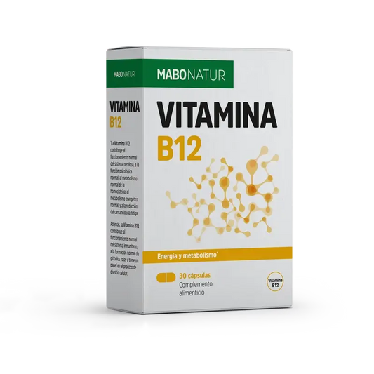 Mabonatur Vitamina B12, 30 cápsulas