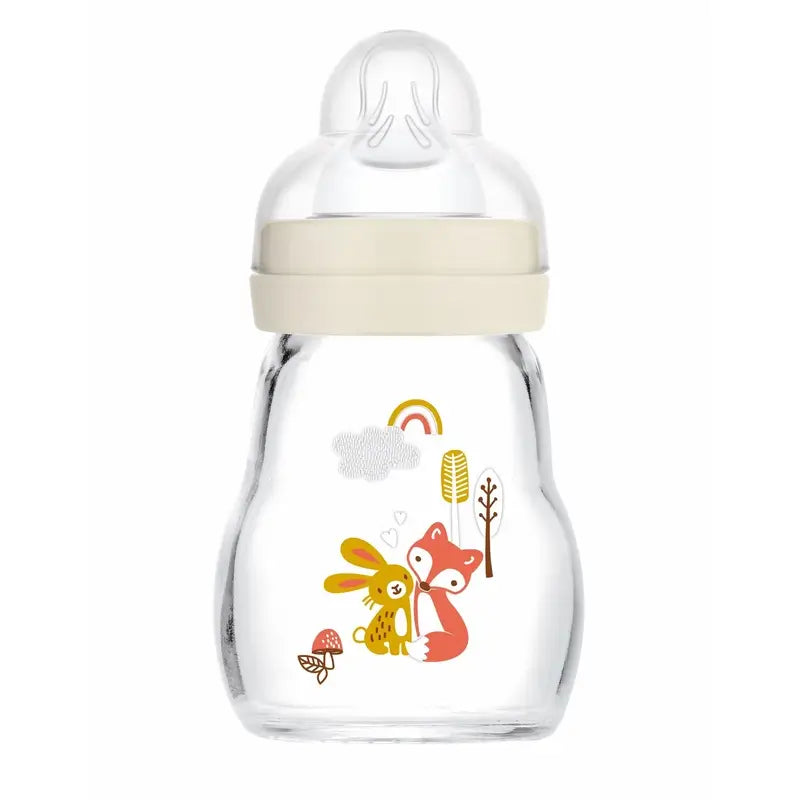 Mam Baby Baby Biberão Crystal Feel Good Neutro Mate, 170 ml