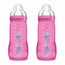 Biberão Mam Baby Easy Active Rosa Brilhante, 2X330Ml