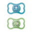Chupeta Mam Baby Air Silicone Azul +6M, 2 unidades