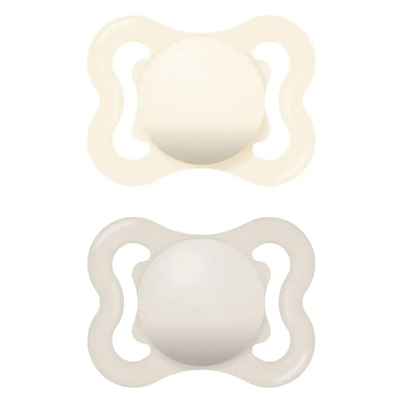 Chupeta de bebé Mam Silicone Neutro 2-6M, 2 unidades