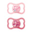 Mam Baby Soother Air Silicone Pacifier Animal Pink +6M, 2 unidades