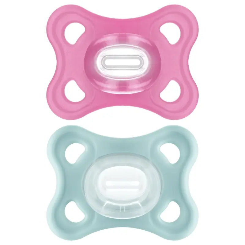 Chupeta Mam Baby Comfort Rosa 3-12M, 2 unidades