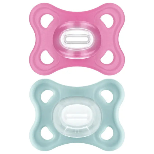 Chupeta Mam Baby Comfort Rosa 3-12M, 2 unidades
