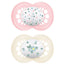 Chupeta Mam Baby Original Látex Rosa +16M, 2 unidades