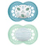 Chupeta Mam Baby Original Silicone Neutro 2-6M, 2 unidades