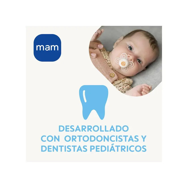 Chupeta de bebé MAM Perfect 2-6 m Silicone Azul mate