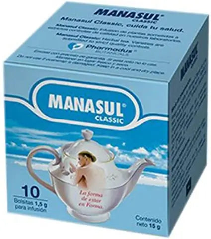Manasul Infusões digestivas naturais, 10 saquetas