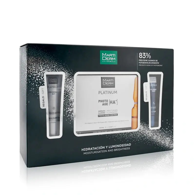 Pack hidratação e luminosidade Martiderm Photo Age Ha + Eye Corret