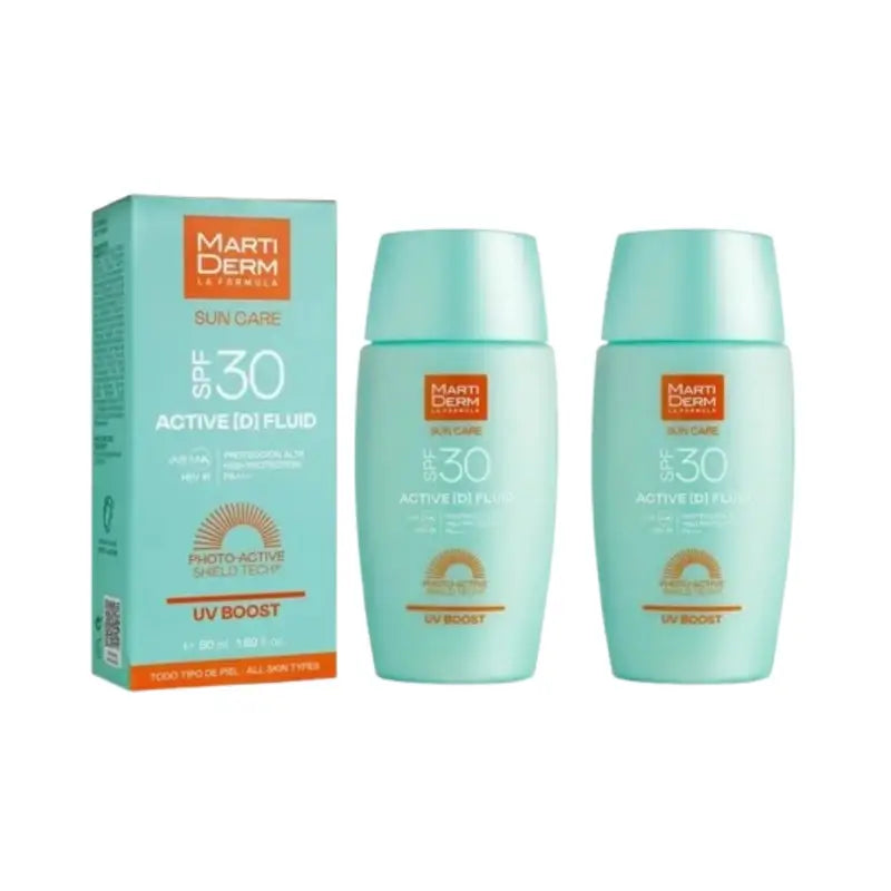 Martiderm Sun Care Spf30 Active [D] Fluido, 2X50 Ml