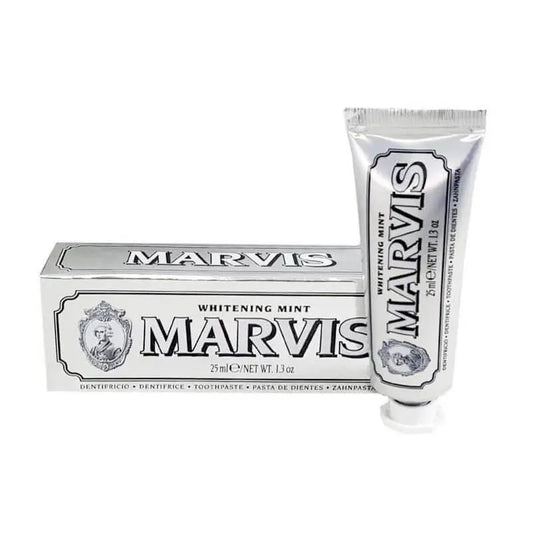 Marvis Whitening Mint Pasta de Dente 25 ml, Tamanho da viagem