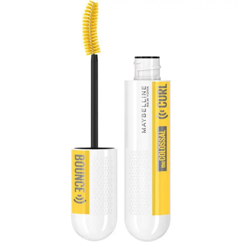 Máscara de pestanas Maybelline New York Colossal 24h Lash Mascara para uma ondulação completa e um volume total.