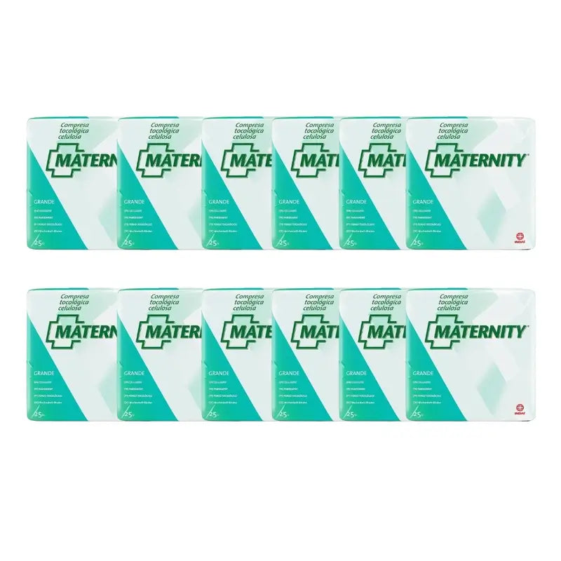 Almofada de celulose para maternidade Tocologic , 12 x 25 unidades