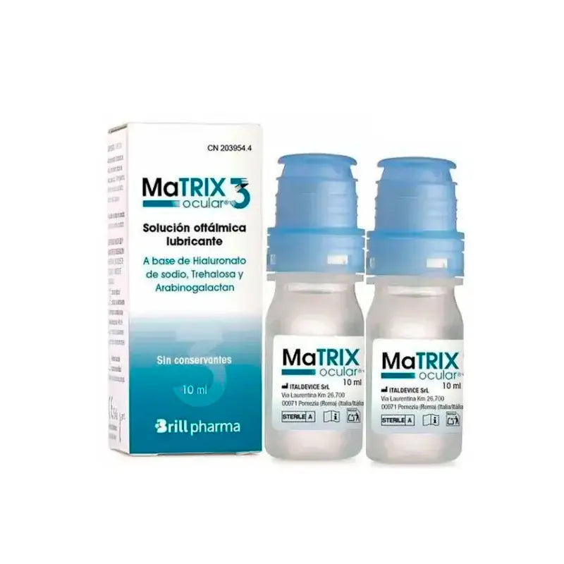 Matrix Ocular 3 Colírio, Embalagem 2 x 10 ml