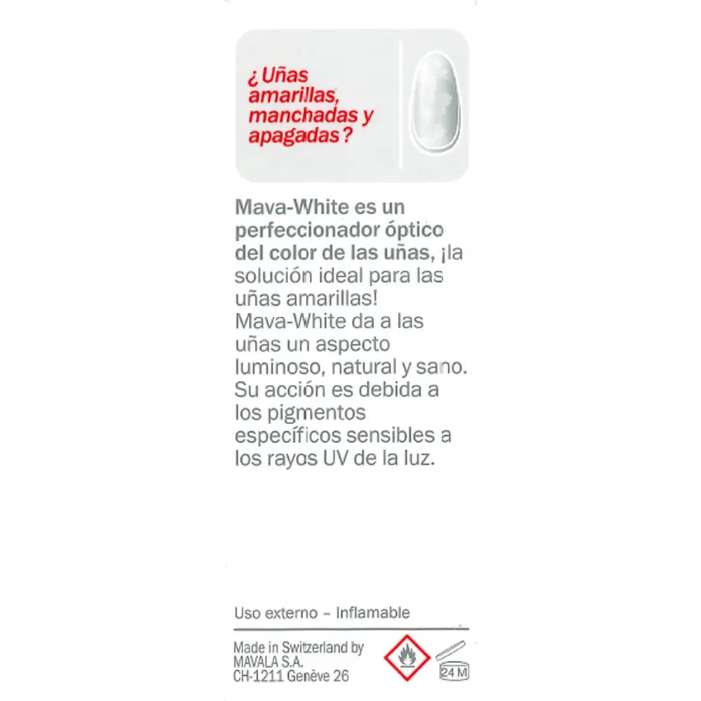 BRANQUEADOR DE UNHAS Mavala BRANCO BRANQUEADOR DE UNHAS MAVALA