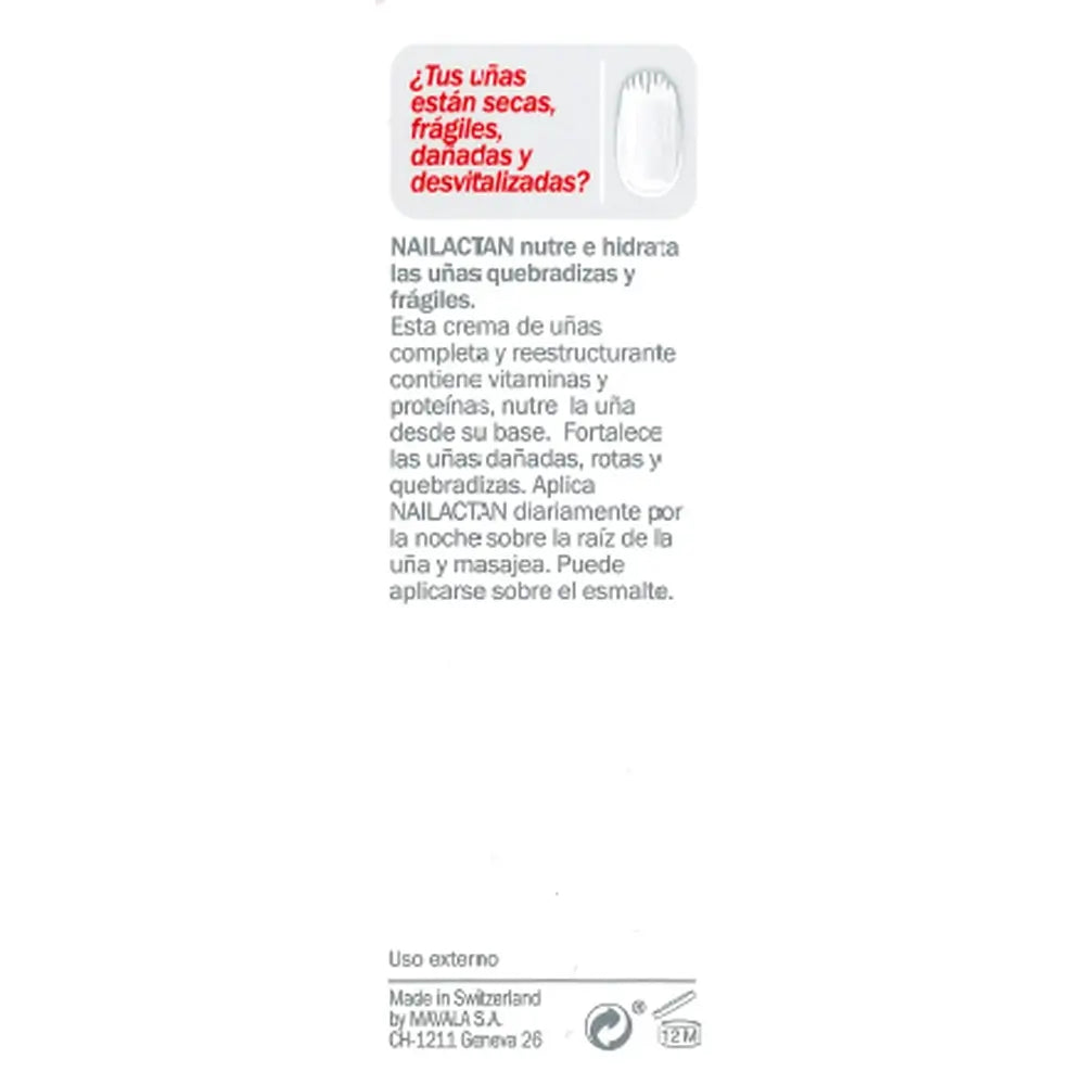 Mavala Nailactan Tratamento de Unhas Danificadas Tubo 15Ml