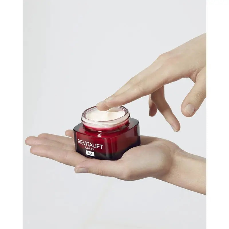 L'Oréal Paris Revitalift Laser, Creme de Dia Anti-Envelhecimento Intensivo com Vitamina C, Pró-Retinol e Ácido Hialurónico, 50ml