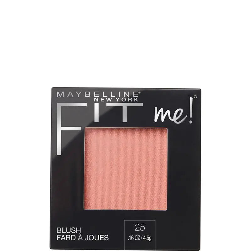 Maybelline New York Matte Powder Blush Fit Me Blush Shade 25 Pink Para Todos os Tipos de Pele. - 5Gr